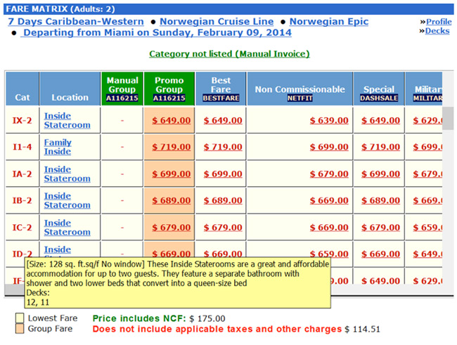 Pricing Options