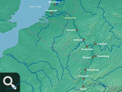 Rhine River Map